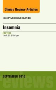 Insomnia, An Issue of Sleep Medicine Clinics