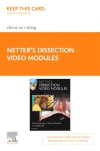 Netter's Dissection Video Modules (Retail Access Card)