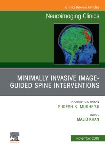 Spine Intervention, An Issue of Neuroimaging Clinics of North America