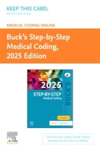 Buck's Medical Coding Online for Step-by-Step Medical Coding, 2025 Edition - (Access Card)