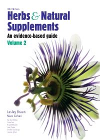 Herbs and Natural Supplements, Volume 2