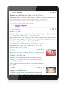 clinicalkey dentistry screenshot
